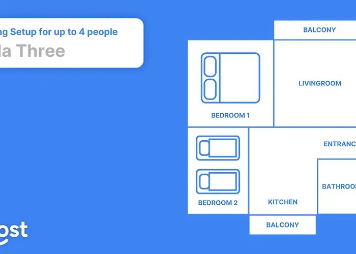דירה H3 With 3,5 Rooms, 2 Bedroom Livingroom And Big Kitchen, Modern And ציריך