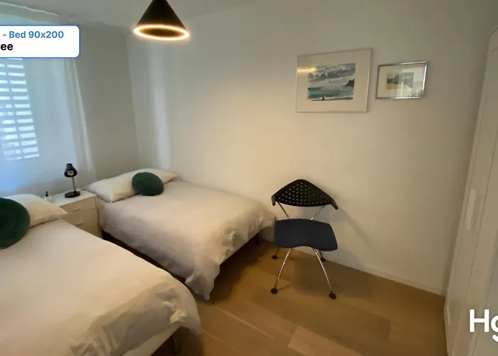 H3 With 3,5 Rooms, 2 Bedroom Livingroom And Big Kitchen, Modern And * Zurigo